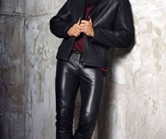 Leather pants for men