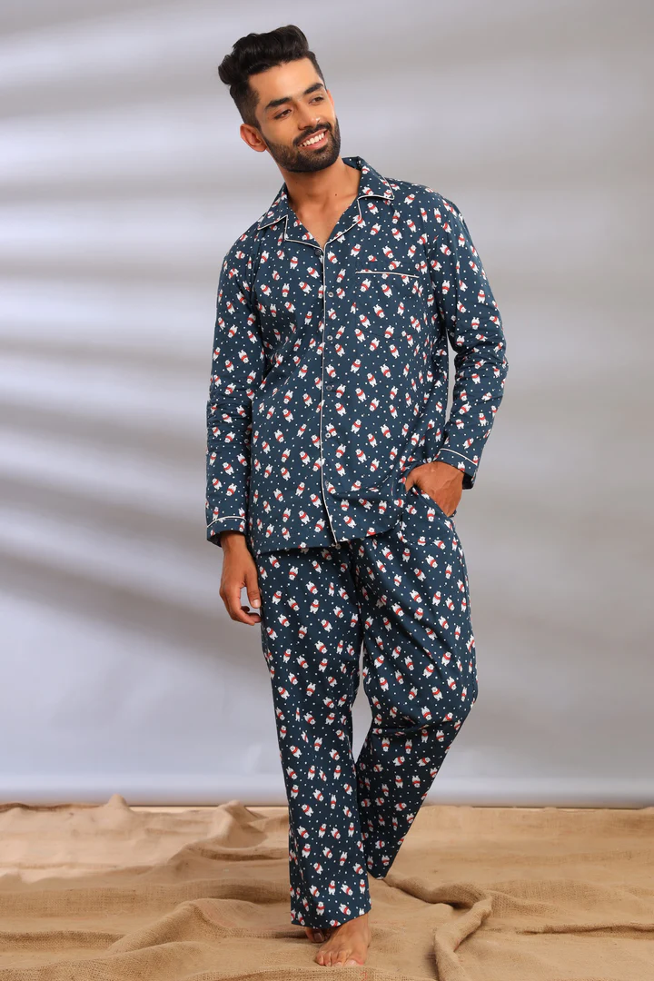 Polar Bear Pajama Set for Men