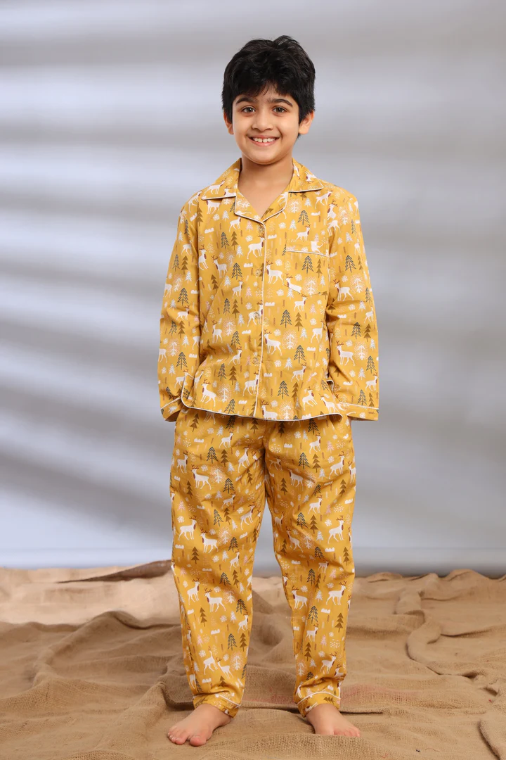 Reindeer-in-the-Jungle-Pajama-Set-for-Boys